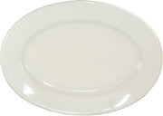 ITI-RO-34 Roma 9.375 by 6.313-Inch Platter, 24-Piece, American White