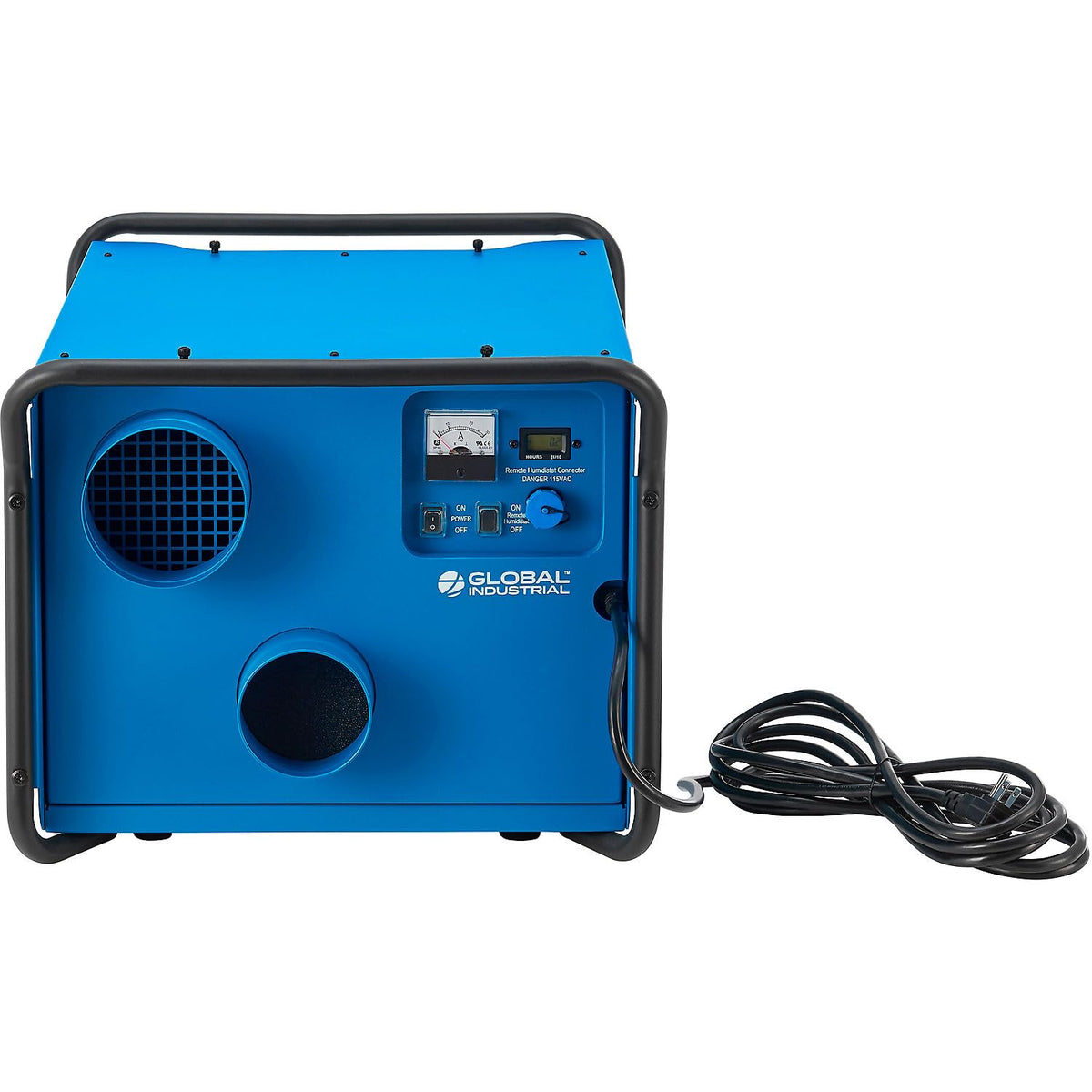 Desiccant Dehumidifier by Global Industrial – Metal, Black & Blue, Model DDH50