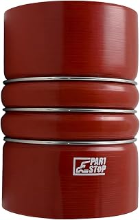 Silicone CAC Hump Hose 4" ID x 6.5" Length 3 Stainless Steel Rings Fits | Fits Freightliner Volvo Kenworth