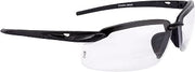 Radians ES5 Reader Crossfire Safety Glasses Clear Diopter 2.5 Shiny Pearl Gray Frame