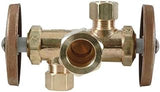 BrassCraft CR1901DVX R 1/2-Inch Nom. Compression x 3/8 OD Compression x 3/8 OD Compression Lead-Free, Rough Brass