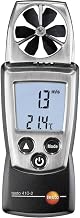 Testo 410-2 Digital Pocket Vane Anemometer, 0.4 to 20 m/s Velocity, -10 to +50° C Temperature, 0 to 100% RH