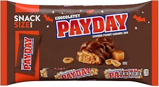 Payday, Halloween Chocolatey Covered Peanut Caramel Bar, 10.64 Ounce