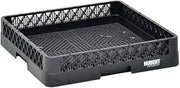 Vollrath Traex Black Plastic Flatware Dishwashing Rack - 19 3/4"L x 19 3/4"W x 4"H