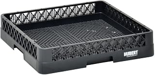 Vollrath Traex Black Plastic Flatware Dishwashing Rack - 19 3/4"L x 19 3/4"W x 4"H