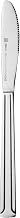 Thunder Group SLDO109 Dinner Knife, 8.54", Heavy-Weight, Simple line-Trimmed Handle, 18/0 Stainless Steel, Bright Finish, Domilion, Pack of 12