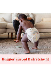 Little Movers Perfect Fitting Diapers Size by HUGGIES – 5, Cotton, White, Pack of 174