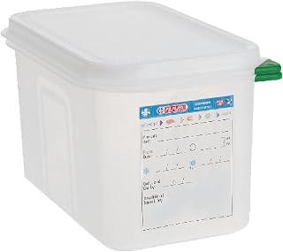 Araven RBD-T985 Food Container 4.3Ltr 4.3 litre (1/4 GN). 150(H) x 256(W) x 162(D) mm. Pack quantity: 4,White