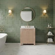 Belmont 30 in. Single Sink Pre-Assembled Transitional Style Bathroom Vanity