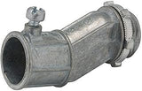 RACO 1763-10 Connector, Offset, EMT, Set Screw and Lock-nut, 3/4-Inch, Zinc