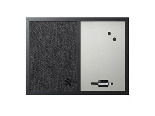 Combination Board -1 Each by MasterVision – 24"W x 18"H, Engineered Wood, Silver, Model MX04433168