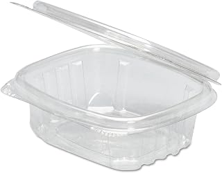 Genpak Clear High Dome Hinged Deli Container, 32 Ounce - 200 per case.