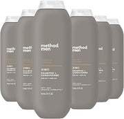 Method Men 2-in-1 Shampoo + Conditioner; Cedar + Cypress; Pack Of 6; Cedar & Cypress; 6 Count