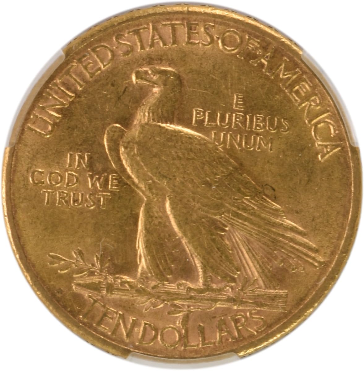 1913 S $10 Gold Indian CAC AU by Generic – Gold