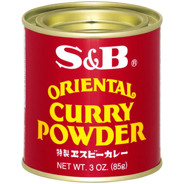 カレー粉 Oriental Curry Powder 85g by S&B – yellow-orange, Model 074880060027