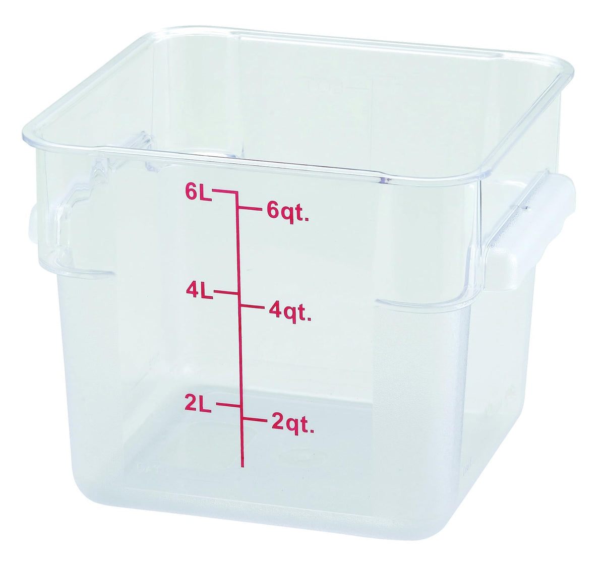 Winco 6 Quart / Container / Clear Container Sets