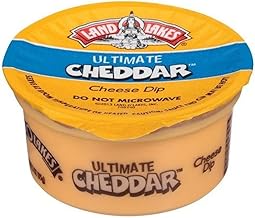 Land O Lakes Ultimate Cheddar Cheese Dip, 3 Ounce Individual Snack Cups, Bulk Foodservice Case of 140