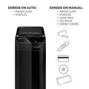 Fellowes Black / 1 / 550-Sheet Shredders
