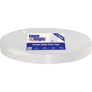 Aviditi Tape Logic Heavy-Duty Double Sided Foam Mounting Tape – One Size, Polyethylene (PE), white, Pack of 2, Model T9521162PK