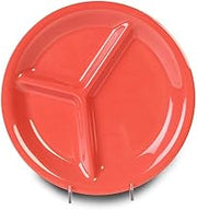 Yanco MS-710RD Mile Stone Three Compartment Plate