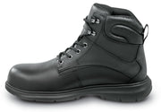 Mens 6 Black Newberg MaxTRAX Steel Toe SRO Boot 8.5 M by SR Max – 8.5, Leather, Black, Model 5300