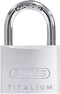 ABUS 64TI/40 Titalium™ Aluminum Alloy Padlock Keyed Different | Nano Protect Steel Shackle