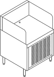 Krowne Metal KR18-PC24 Royal 1800 Series POS Cabinet 24"W x 24"D Work Center