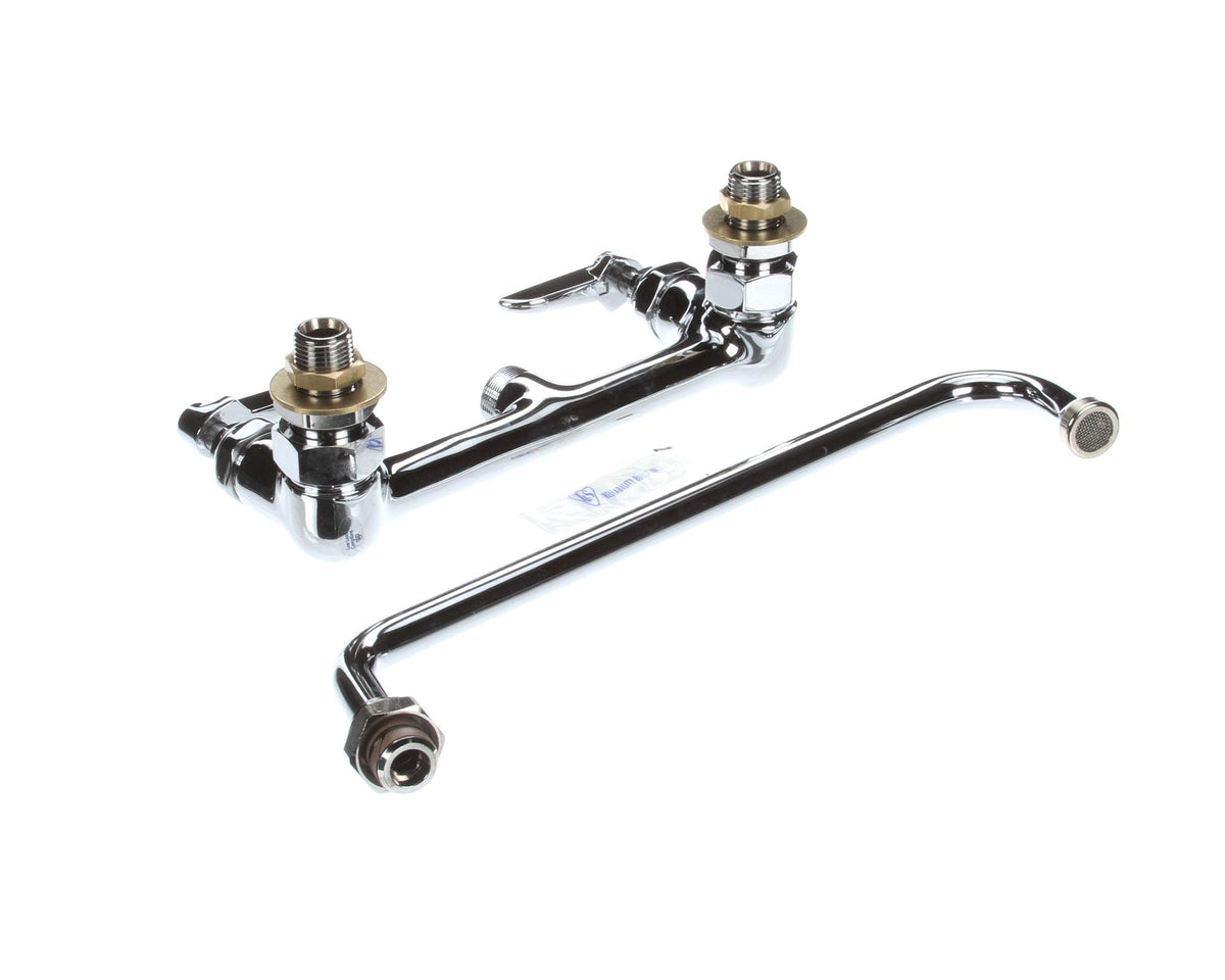 Wall Mount Double Pantry Faucet with 8" Centers by T&S Brass – Brass, Model B-0231-CC