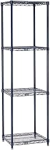 Nexelon Wire Shelving, Blue Epoxy, 24" W X 24" D X 74" H