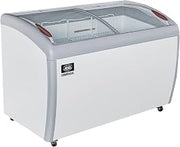 Nexel Ice Cream Freezer, Curved Glass Lid, 49"W