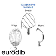 M20 ETL 20 Quart Commercial Planetary Stand Mixer by Eurodib – 20 Qt., 20.0 quarts, Cast Iron, White, Model M20ETL
