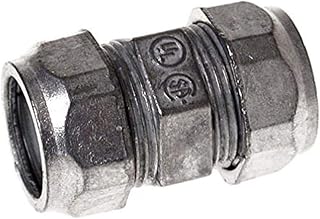 RACO 2874 Compression Coupling Used to Connect 2 Ends of EMT Conduit, 3-1/2-Inch Trade Size, Die Cast Zinc (Pack of 10)