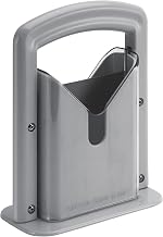 Winco BGS-1 Commercial Manual Bagel Slicer,Gray | Dishwasher safe, BPA-free, Non-stick blade cuts smoothly, NSF certified for safety, Great for Food Preparation and Portioning