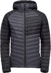 Black Diamond Mens Access Down Long Sleeve Jacket/Hoody for Cold Weather Sports, Carbon-Black, Large