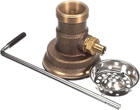 Fisher 22349 DrainKing Waste Valve, Locking Basket Strainer