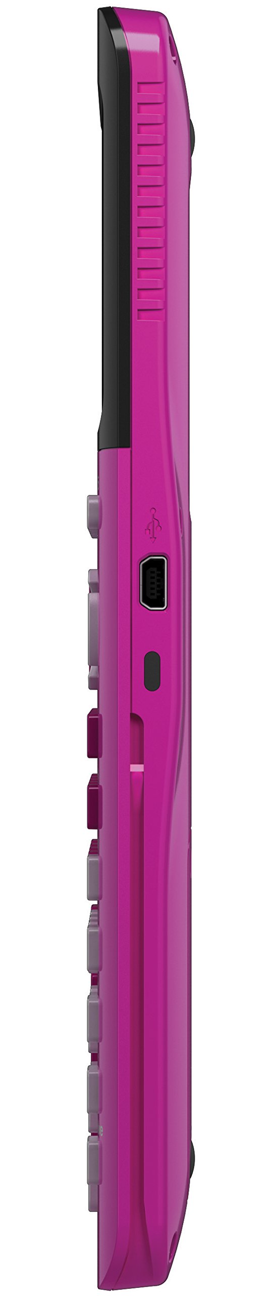 TI-84 Plus CE Color Graphing Calculator by Texas Instruments – Small, Plastic, Pink, Model 84PLCE/TBL/1L1/P