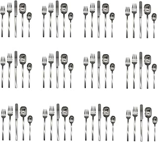 Mikasa Zena 18/8 Stainless Steel 60pc. Flatware Set (Service for Twelve)