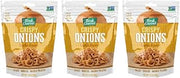 Fresh Gourmet Garlic Pepper Crispy Onions | Low Carb | Crunchy Snack and Salad Topper 3.5 Ounce (Pack of 3)