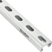 Metal Channel by Global Industrial – 1-5/8" X 7/8", Pre-Galvanized Zinc, Pack of 4, Model 713139