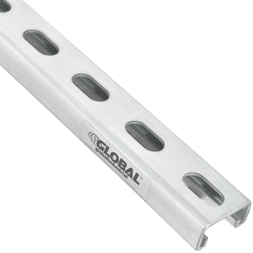 Metal Channel by Global Industrial – 1-5/8" X 7/8", Pre-Galvanized Zinc, Pack of 4, Model 713139