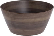 Serving Bowl Acacia Faux Wood Melamine Bowl - 10 3/4 Dia x 5" H