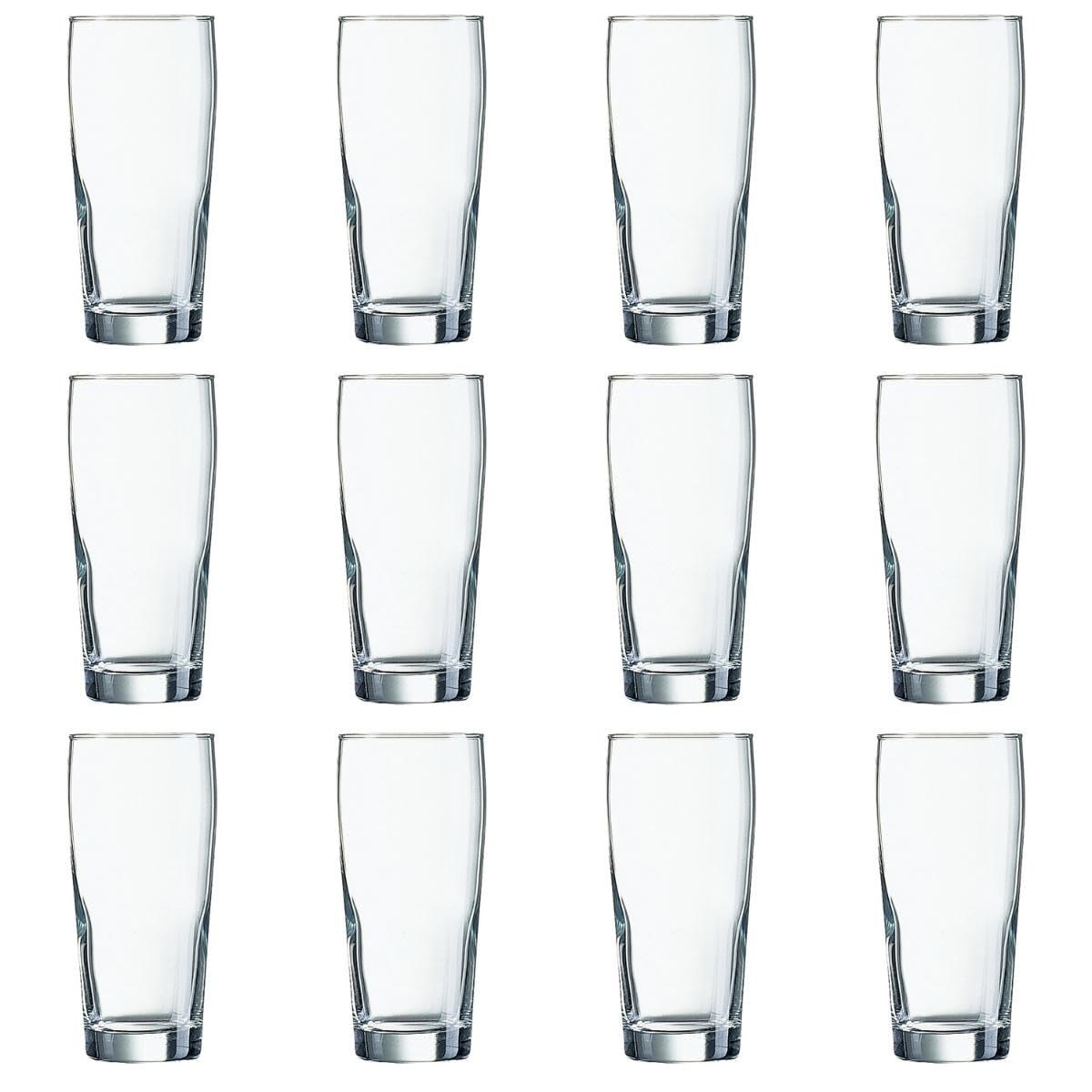 Beer Glasses Willi Bec 12 Units (33 cl) by Arcoroc – 330 milliliters, Glas, Durchsichtig, Pack of 12, Model S2703721