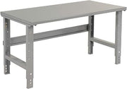 Global Industrial Adjustable Height Workbench C-Channel Leg, 72"W x 36"D