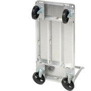 Platform Truck with Diamond Deck by Magliner – 29"L x 30"W x 9.45"H, Aluminum, Gray, Model 585470T