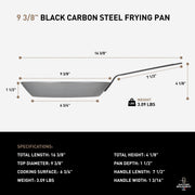 Matfer 9 3/8" / Gray / Frying Pan Woks & Stir-Fry Pans