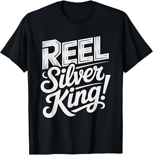 Reel Silver King Tarpon Saltwater Fishing Humor Pun T-Shirt