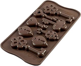 Silikomart Unbekannt Silicone Mould 34x84 h 14 mm, Brown, 21x10.5x1 cm
