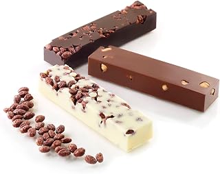 Silikomart 26.184.77.0065 SF 184 Silicone Baking Mould for Chocolate, Brown (32.5 x 12.5 x 2 cm)