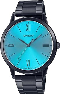 Casio MTP-E600B-2B Analog Watch Black & Teal