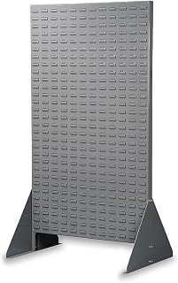 Akro-Mils Two-Sided Mobile Bin Racks With Louvered Panels - 36X20x60"